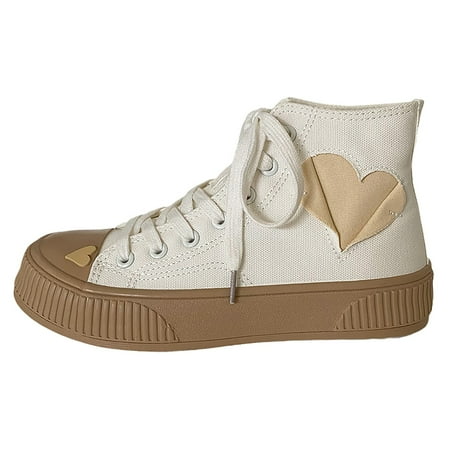 

Qufokar Women S Boots High High Heels Women Summer Women Shoes Fashion Solid Color Casual Shoes Thickened Light Flat Soft Soles Canvas Shoes