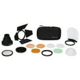 thumbnail image 3 of Flashpoint Zoom Li-on X PRO R2 TTL On Camera Round Speedlight Flash for Canon with Round Head Flash Accessory Kit, 3 of 10