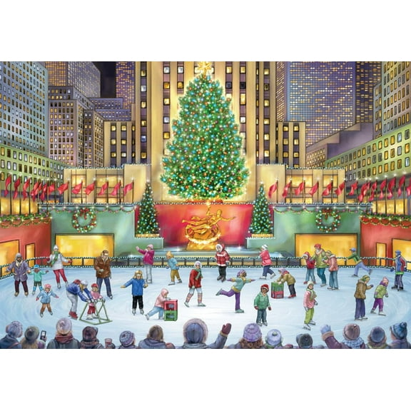 Vermont Christmas Company Rockefeller Center - 1000 Piece Jigsaw Puzzle