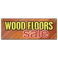 thumbnail image 1 of 72" Wood Floors Sale Banner Sign Flooring Store Signs, 1 of 1