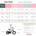 thumbnail image 2 of RoyalBaby Princess Girl Kids Outdoor Bicycle 18 Inch with Kickstand, Swan/Pink, 2 of 8