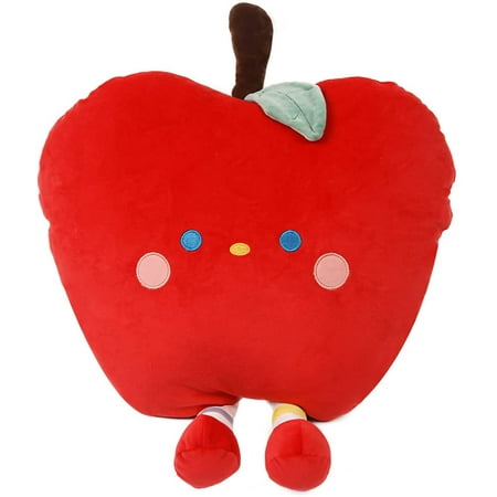 Apple Plush Toy Funny Pillow Stuffed Animal Soft Hugging Pillow Cute ...