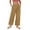 Yellow, variant on VEKDONE Womens Linen Long Pants Wine M