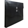 thumbnail image 4 of JAM Paper Plastic Envelopes, 9.8x13, Black, Button String, Letter Booklet, 12/Pack, 4 of 4