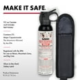 thumbnail image 3 of SABRE Frontiersman Max Bear Spray and Mountain Lion Deterrent with Belt Holster, 9.2 oz, 40 ft Range, Maximum Strength, 1 Count, Animal Pepper Spray, 3 of 8
