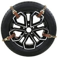 thumbnail image 5 of ECCPP - 10PCS Tire Snow Chain for Passenger Cars Pickups SUVs,Universal Adjustable Emergency Portable Snow Tire Chains,Applicable Tire Width 195-275mm, 5 of 5