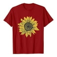 thumbnail image 4 of Blusa Informal Elegante Para Mujer, Camisas de Manga Corta Con Estampado Floral, Camiseta Odeerbi ODB170610, 4 of 7