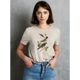 thumbnail image 2 of Little Tawny Thrushes T-Shirt Women -John James Audubon Designs, Female 3X-Large, 2 of 4