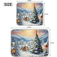 thumbnail image 2 of 18x24 Inch Dish Drying Mat for Kitchen Counter Absorbent Kitchen Mat Christmas Tree Gift Village Dish Drying Pad Coffee Bar Accessories, 2 of 8