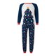 thumbnail image 1 of Pijama navideño familiar con estampado de árbol, cuello redondo clásico a juego, estilo casual, ropa de vacaciones., 1 of 10