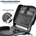thumbnail image 5 of Circular Folder Package 13.6*3.5*12.4 Inches ,Binder Bag，Binder Organizer，Zipper Binder，3 Ring Binder ,Suitable for Work Steam Punk Castle, 5 of 8
