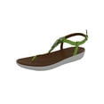 thumbnail image 1 of Fitflop Womens Tia Corsage Back Strap Sandal Shoes, Lime Green, US 7, 1 of 3