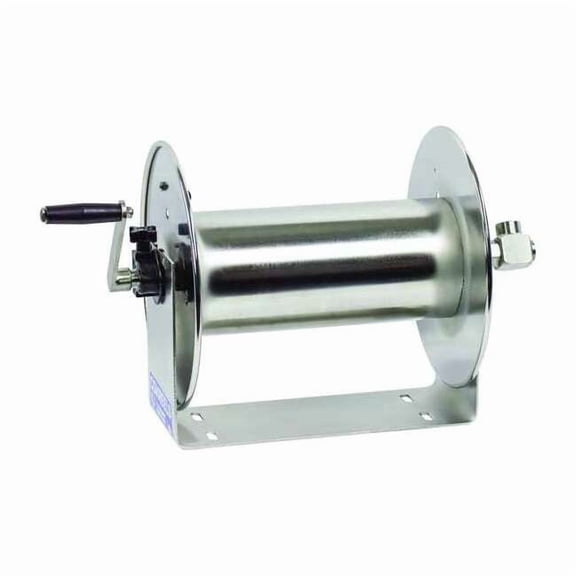 COXREELS Hand Crank Hose Reel,75 ft. Hose Length 112-4-75-SS