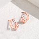 thumbnail image 1 of Pendientes de gato Moon Love de plata de ley 925, bonitos pendientes de Joker con forma de corazón para niña, diseño de nicho, ligeros y cómodos, 1 of 6