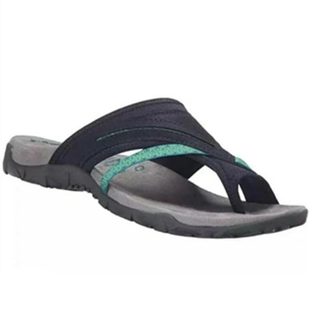 

Open Toe Women Sandals for Summer Beach Arch Support Design Flip Flop Flat Heel