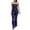 Blue, variant on HJYCHN Elegant Women's Sleeveless Strapless Sequined Jumpsuit for Evening Party and with Comfortable Stretch Fit and Fashionable Design Hot Pink L