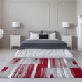 thumbnail image 5 of Luxe Weavers Art Deco Abstract Geometric Red 4x5 Area Rug for Living Rooms, 5 of 9
