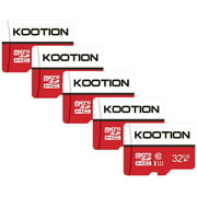 KOOTION 5pcs 32GB Micro SD Card TF Card UHS-I Speed up to 85m/s,Memory Card Micro SDHC,Class 10,U1
