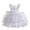 White, variant on BYHONG Flower Girls Bowknot Tutu Dress For Kids Kids Wedding Bridesmaid Birthday Party Pageant Formal Dresses Toddler First Baptism Christening Gown Casual Summer Dresses for Girls White 6-7 Years