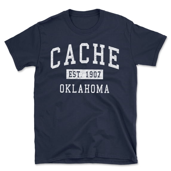 Cache Oklahoma Classic Established Men's Cotton T-Shirt