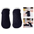 thumbnail image 6 of 1Pairs Slipper Socks Warm for , Black, 6 of 8