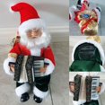thumbnail image 2 of Rock Christmas Music Dancing Elderly Plush Doll Toys Xmas Santa Claus Ornaments Decoration Children Toys heqiyong LED, 2 of 2