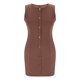 thumbnail image 5 of Karight Women's Formal Shirt Dresses Summer Business Sleeveless Button Down Short Dress Elegant Work Office Outfits, 5 of 7
