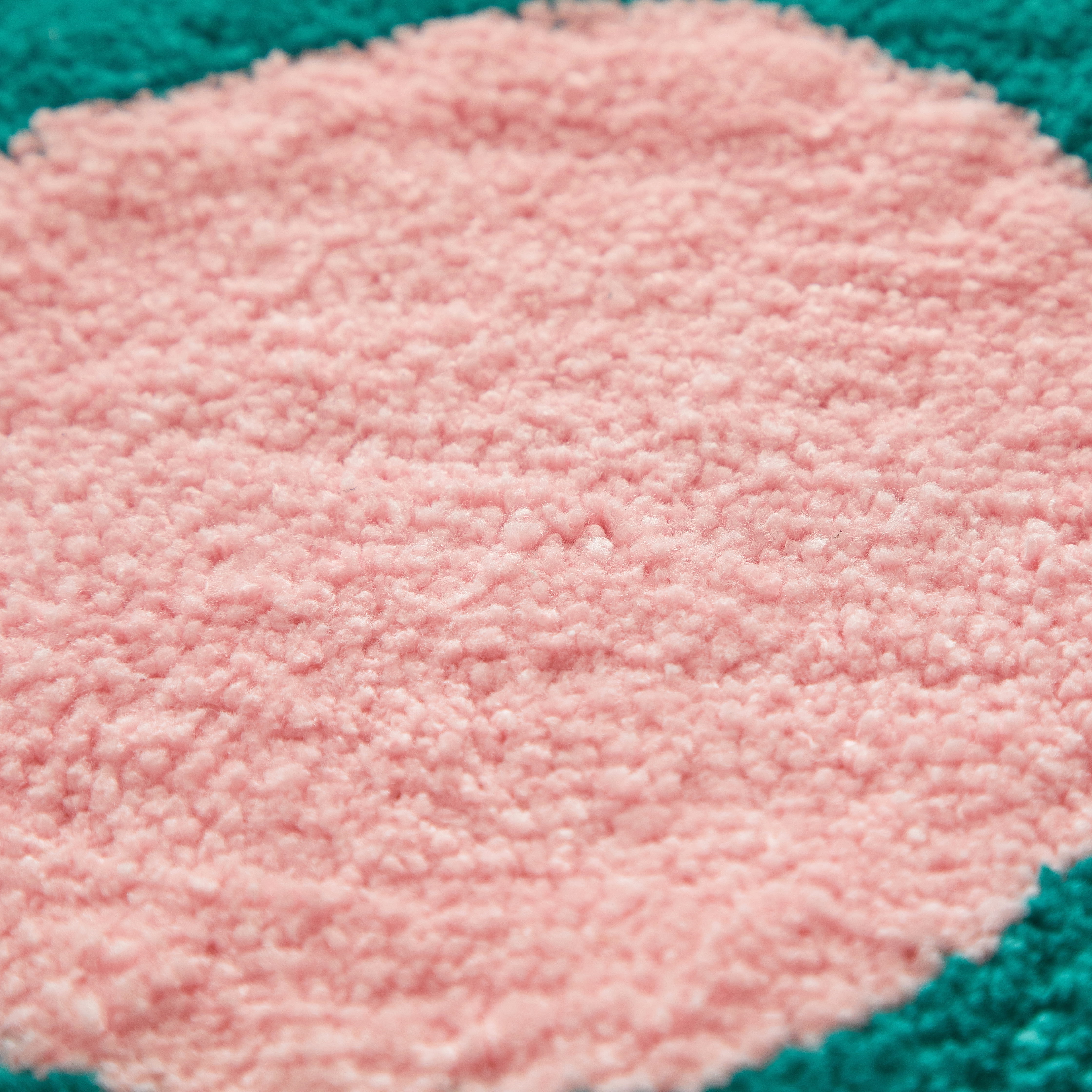 Mainstays Flower Shaped Rug, Teal