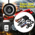 thumbnail image 2 of Car SUV PKE Keyless Entry Engine Start Alarm System Push Button Start System Remote Starter Stop, 2 of 10