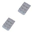 thumbnail image 1 of Correa de extensión Qarigey para sujetador con hebilla 2 ganchos 3 filas gris-plata 2Conjunto, 1 of 6
