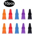 thumbnail image 3 of Juego de 10 tapones de silicona para botellas de vino, de acero inoxidable con sello hermético, de amplia aplicabilidad que garantiza la frescura de todas las bebidas, 3 of 5