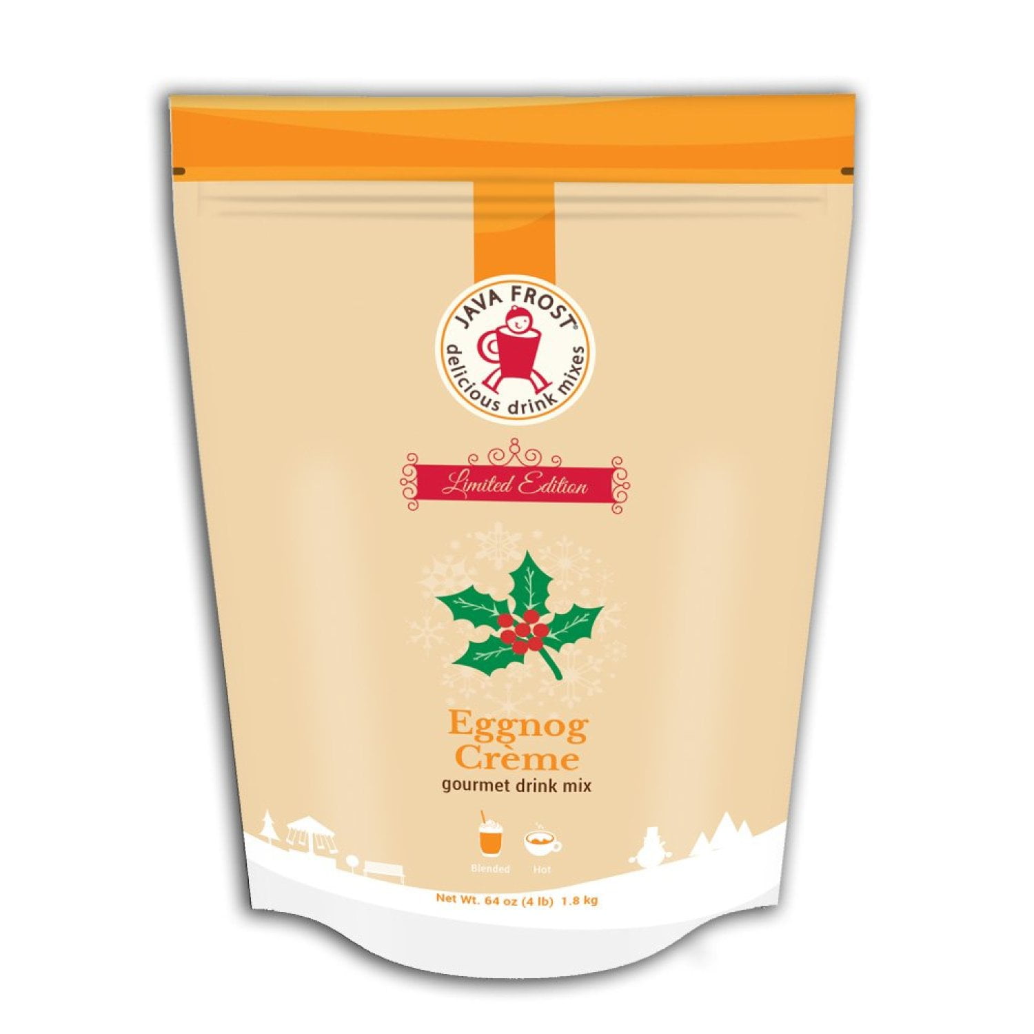 Eggnog Creme Drink Mix, 4 LB Bag