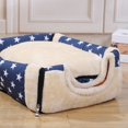thumbnail image 4 of Dog House Kennel Nest With Mat Foldable Pet Dog Bed Cat Bed House For Small Medium Dogs, 4 of 5