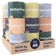 thumbnail image 1 of Papel higiénico Betterway Bamboo, 3 capas, 24 rollos, 360 hojas, 1 of 9