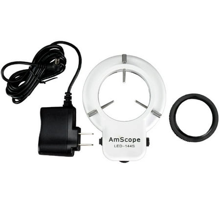 Amscope Led 144s 144 Adjule Microscope Compact Ring Light Amscope Led 144s 144 Adjule Microscope Compact Ring Light Adapter