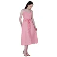 thumbnail image 6 of Strappy Dress Women With scallop Belted Sleeveless Dress Bottom Embroidery, 6 of 6