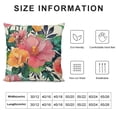 thumbnail image 5 of YINGXI  Watercolor Flower with Happy Mother’s Day Throw Pillow Cover Pillowcase Decor, Mom Quote Words Spring Floral Bloom Gifts Sofa Bed Bedroom Home Decoration 24x24in, 5 of 5