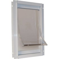 Ideal Pet 15 In. x 20 In. Super Large Aluminum White Pet Door