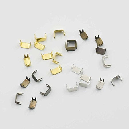 Brass Zipper Bottom Stops 10 Pack 58102-040 Tandy Leather #10
