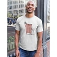 thumbnail image 2 of Cute Pig Lifting Weights Cartoon T-Shirt Men -Image by Shutterstock, Male 3X-Large, 2 of 4