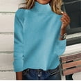 thumbnail image 2 of European And American Solid Color Loose Ladies Sweater Spring And Autumn One Word Shoulder Exposed Shoulder Hood Jacket Sweater, 2 of 3