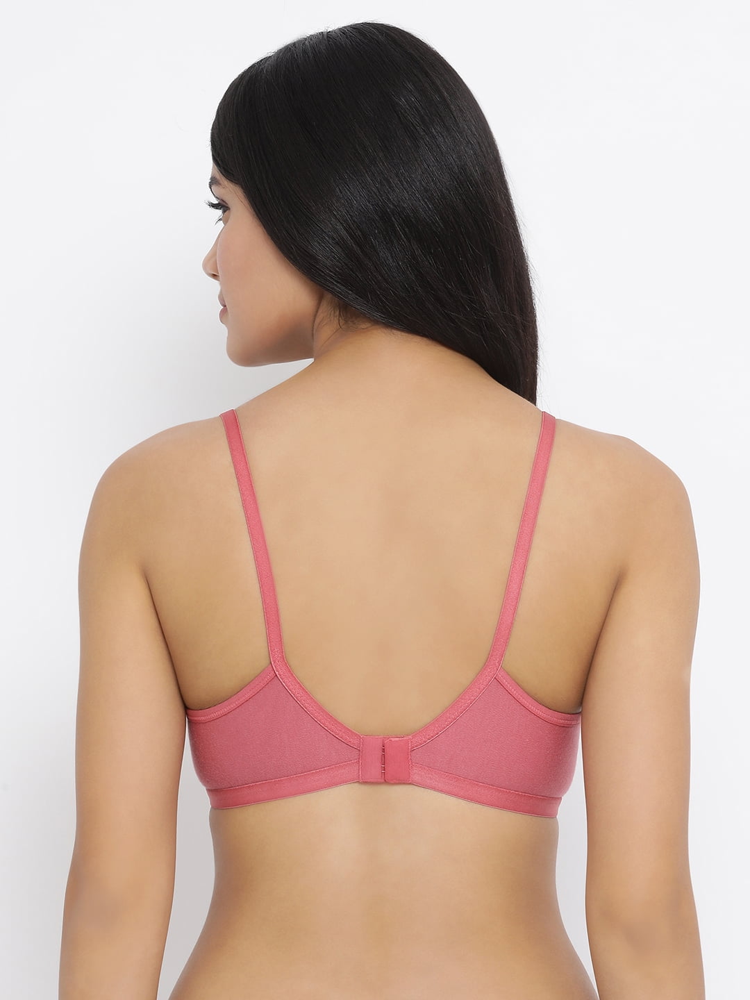 Clovia Smoothie Non-Padded Non-Wired Full Coverage Bra in Dusty