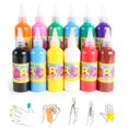 thumbnail image 4 of Pintura lavable de colores brillantes para niños, para rellenar medias de regalo para fiestas de jardín de infantes, verde bosque, 4 of 5