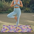 thumbnail image 4 of XYZCANDO Iridescent Mermaid Scale Pattern Car Seat Towel Cover Non-Slip for Swimming Gym, Easy Install Non-Slip Fit Car Cushion Seat Covers Comfortable, 4 of 10