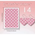 thumbnail image 1 of Serie del Día de San Valentín pendientes de cerámica blanda molde de papel de transferencia molde hecho a mano DIY, 1 of 2