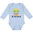 thumbnail image 3 of Inktastic St. Pete Beach Florida Vacation Girls Long Sleeve Baby Bodysuit, 3 of 5