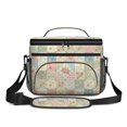 thumbnail image 2 of Lunch Box Pioneer Flower Floral Print Pattern Insulated Lunch Bag for Women Men,Medium Leakproof Lunchbox Cooler Bag Adjustable Strap,10 X 6.7 X 8 Inches, 2 of 6