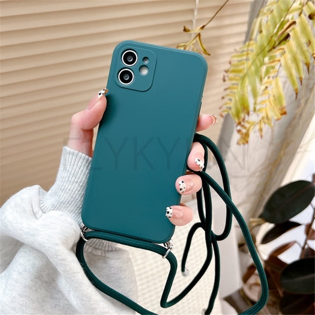 Funda de teléfono con cordón para Samsung Galaxy S21 S20 FE S23 Plus Note 20 S10 Plus S22 funda de silicona Ultra suave