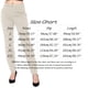 thumbnail image 3 of Pantalones elegantes de pierna recta para mujer: color liso, cierre con cremallera y botón, talla real, aptos para el día a día y el trabajo, lavado en frío y secado al aire libre., 3 of 7
