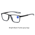 thumbnail image 4 of Gafas de lectura ligeras Gafas de lectura deportivas para hombres Gafas de lectura anti-luz azul retro de moda para personas de mediana edad y mayores, 4 of 5